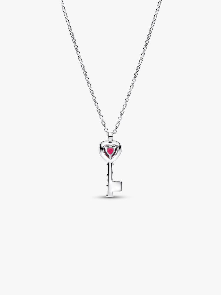 Pandora Elevated Heart Key Collier Necklace