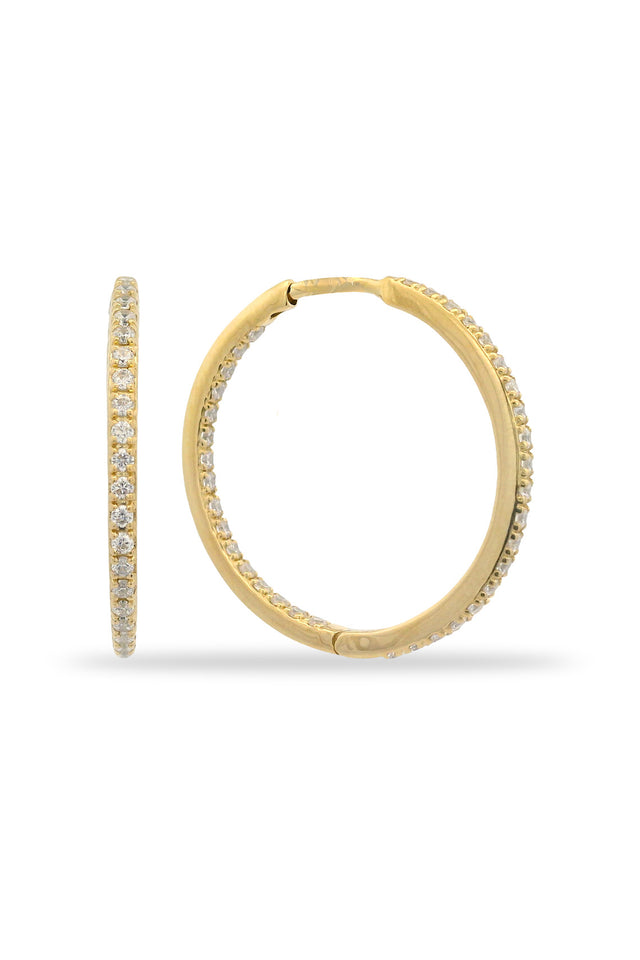 Georgini Elegant Essentials 25mm Hoop Silver