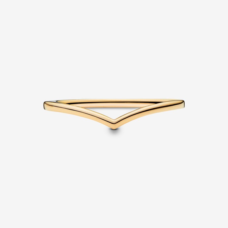 Pandora Polished Wishbone Ring