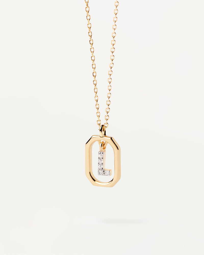 PdPaola Mini Letter Necklace