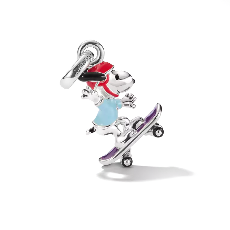 Thomas Sabo Peanuts™ Charm Snoopy on skateboard – Connect