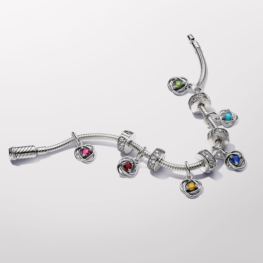 November Honey Eternity Circle Dangle Charm