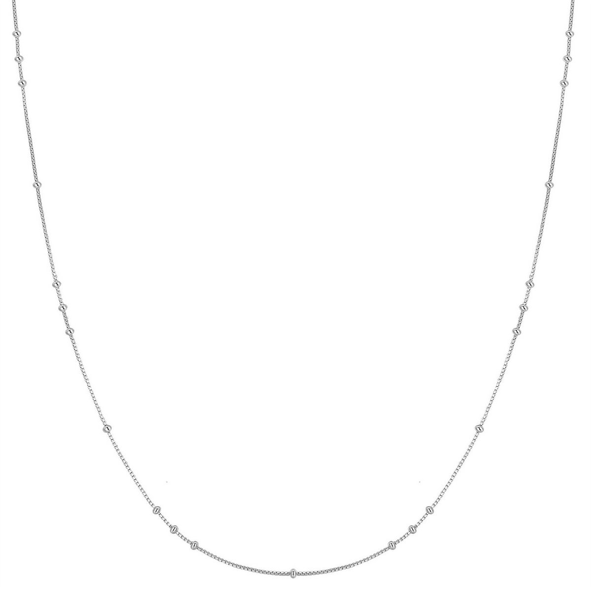 Ania Haie Silver Mini Bead Station Necklace