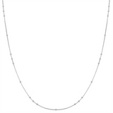 Ania Haie Silver Mini Bead Station Necklace