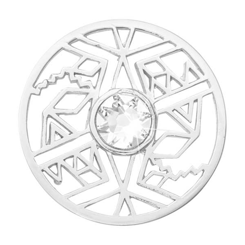 Nikki Lissoni Wild Free Silver-Plated 33mm Coin C1585SM