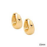 Ellani Stainless Steel Hoop Earrings