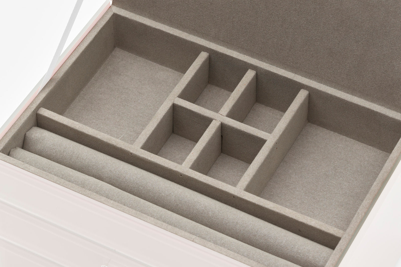 Gabrella Dusty Rose Medium Glass  Jewellery Box