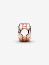 Pandora Engravable Sparkling Button Charm