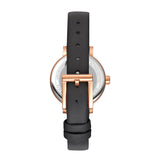 DKNY Urban Women's Silver Dial Leather Strap Watch