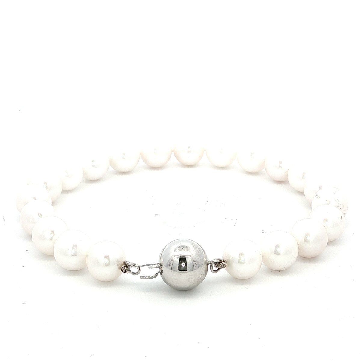 Fresh Water White Round Pearl Bracelet