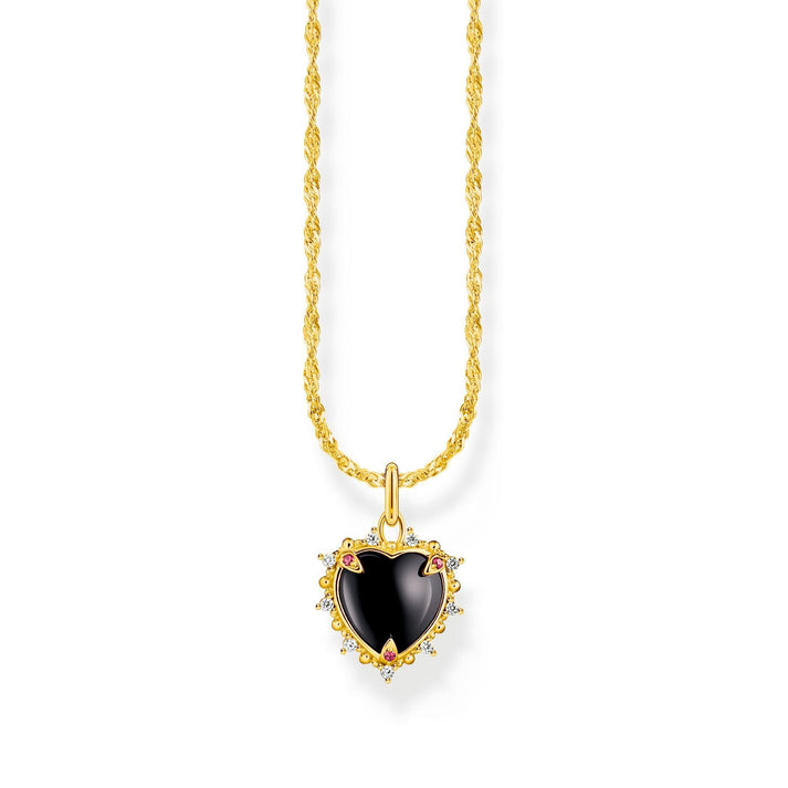 Thomas Sabo Romance Necklace With Pendant Heart Gold