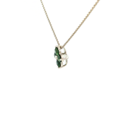 Rianna Natural Australian Sapphires Necklace in White Gold