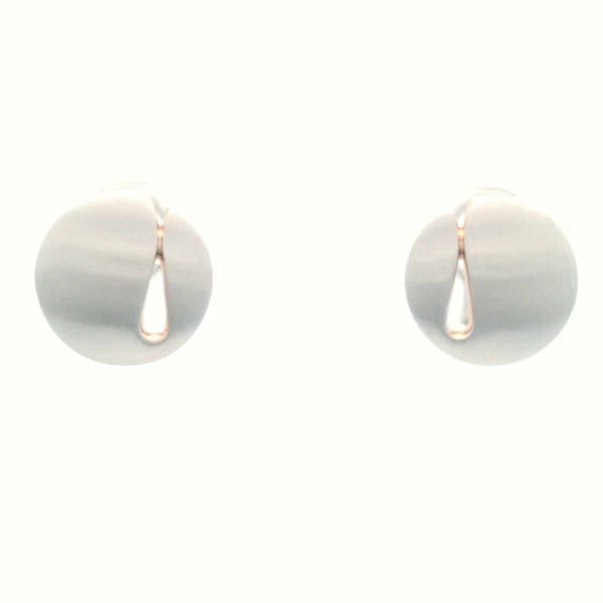Elegant Silver Stud Earrings