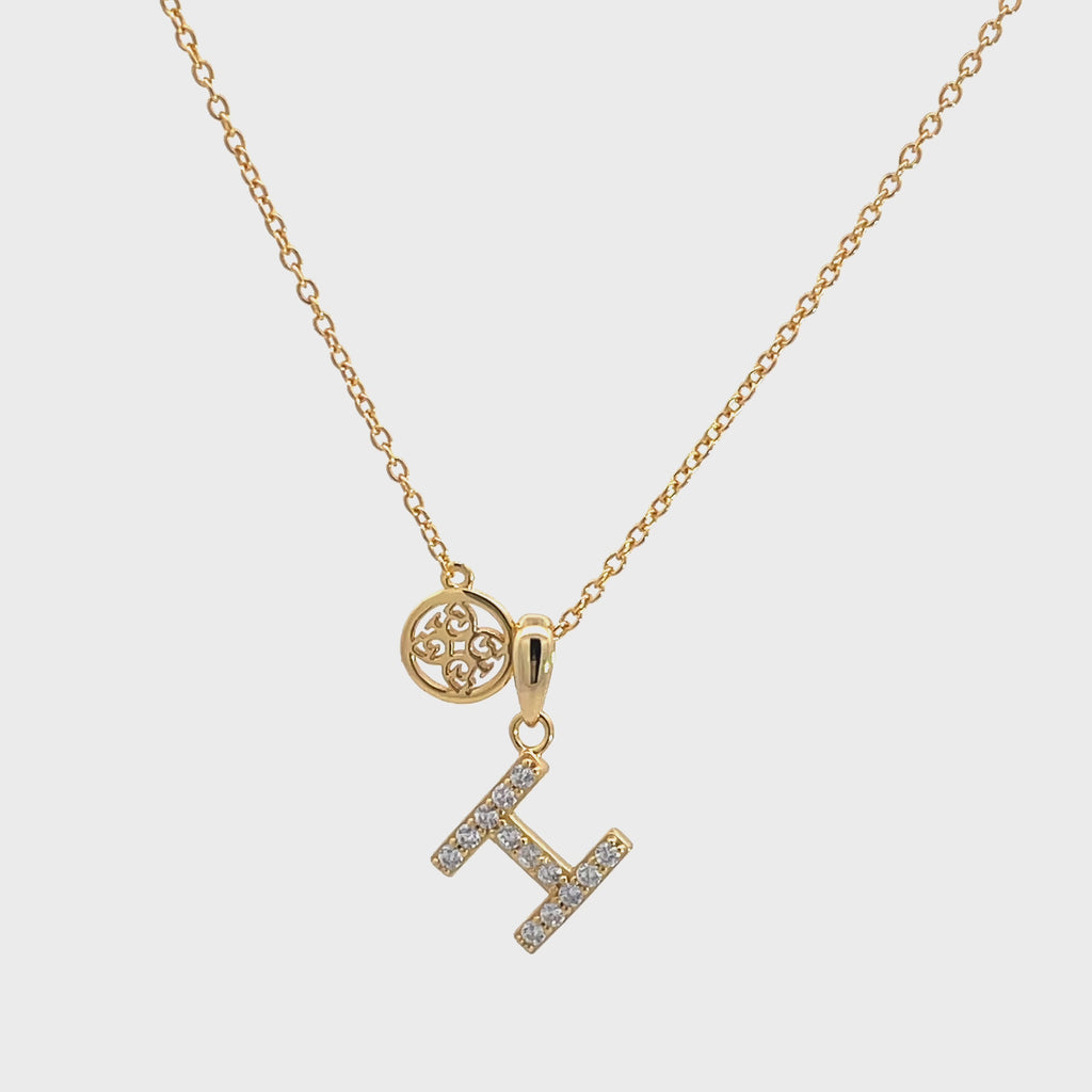 Georgini Luxury Letters A Initial Pendant