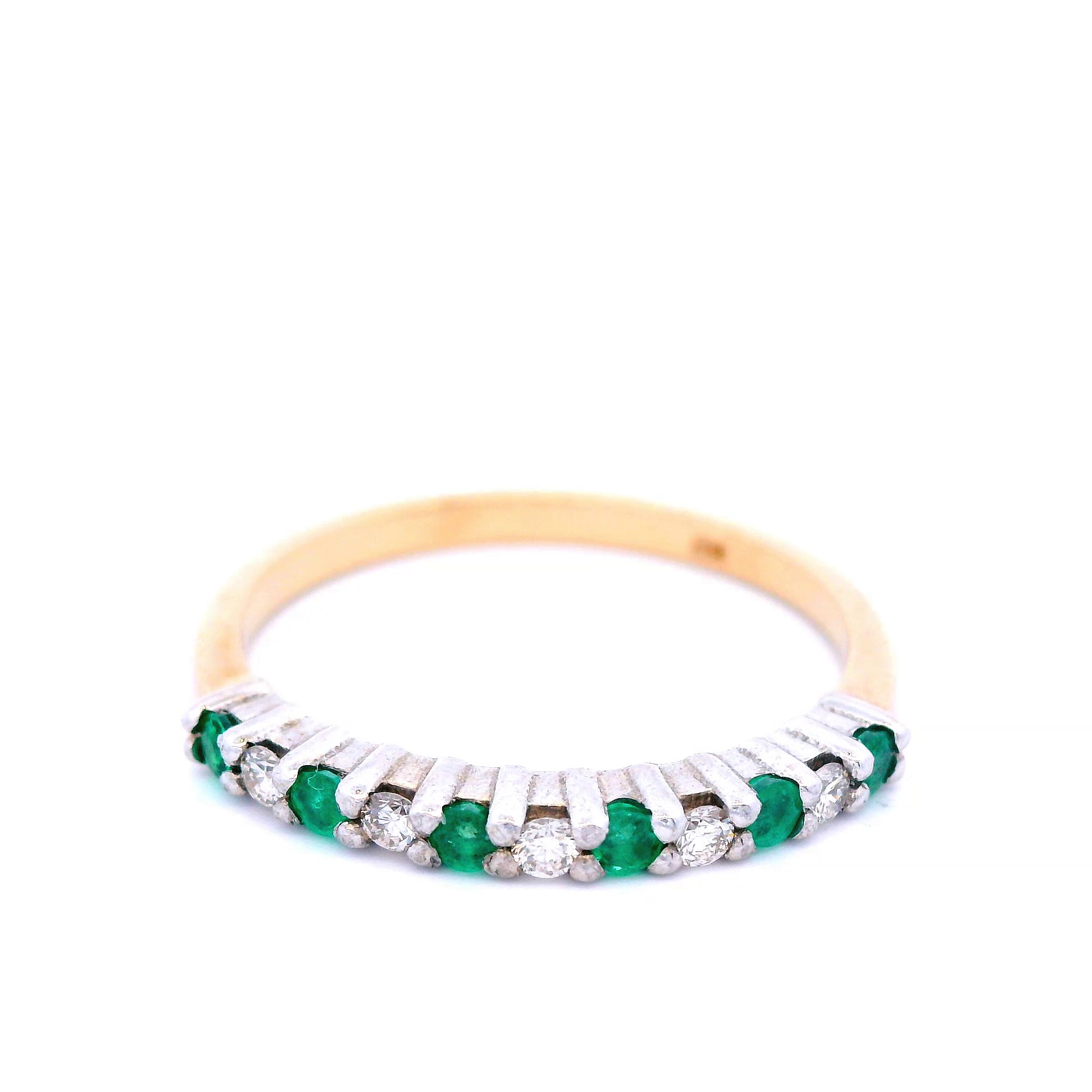 Emerald & Diamond Dress Ring