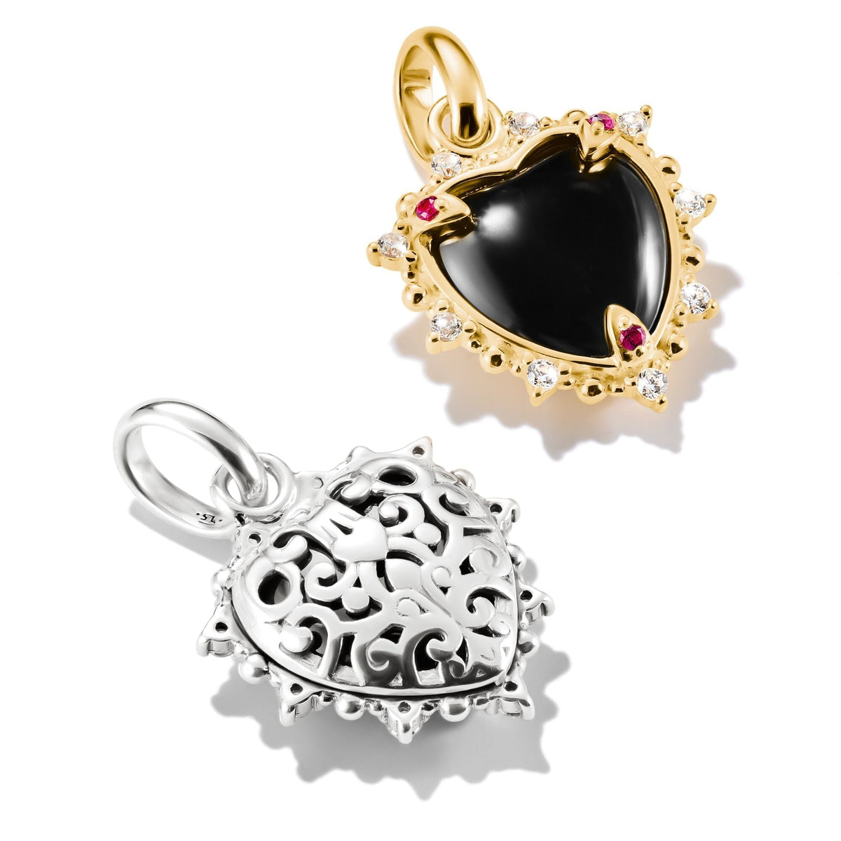 Thomas Sabo Connect Charm Black Vintage Heart