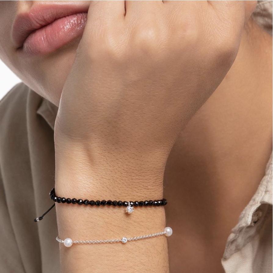 Thomas Sabo Charming Pearls and White Stones Bracelet 16-19cm