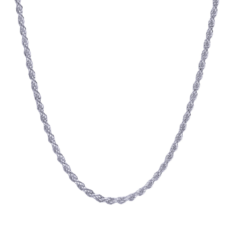Sterling Silver 1.7mm Italian Rope Chains