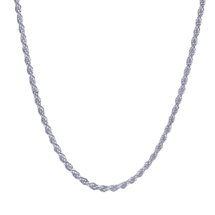 Sterling Silver 1.7mm Italian Rope Chains