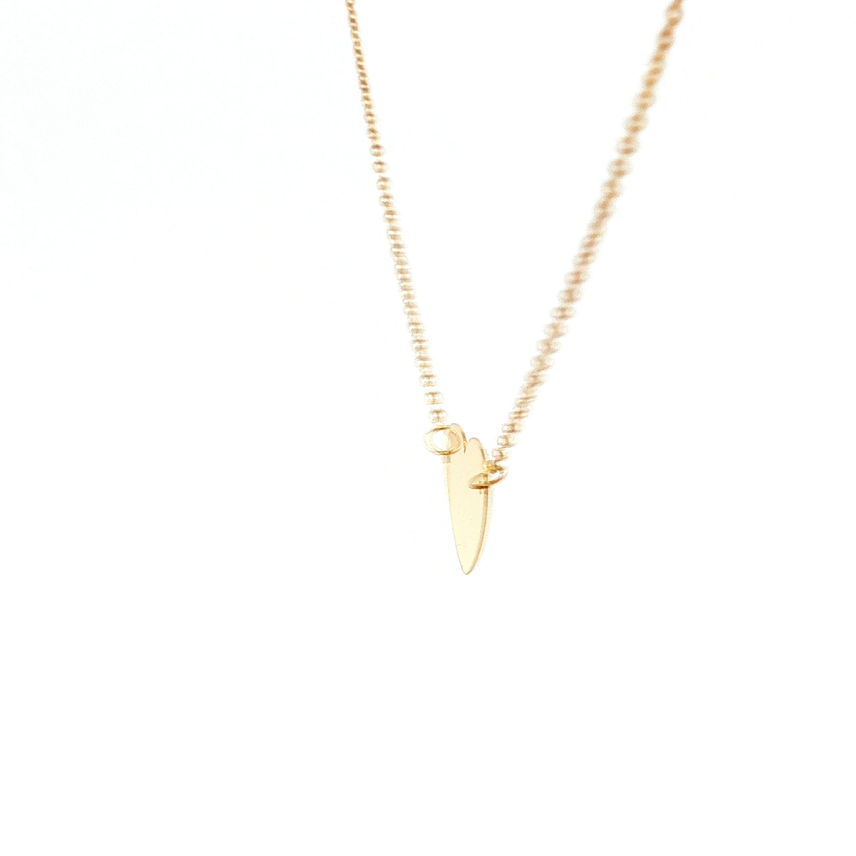 Heart Necklace in Yellow Gold