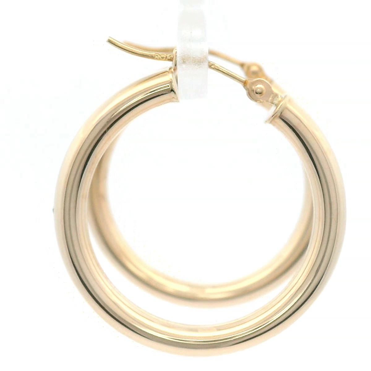 14 carat Yelow Gold 25mm Hoop Earrings