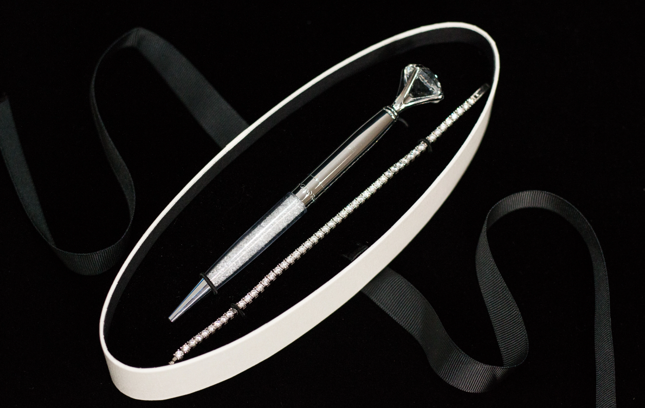 Georgini Tennnis Bracelet Silver Pen Gift Set