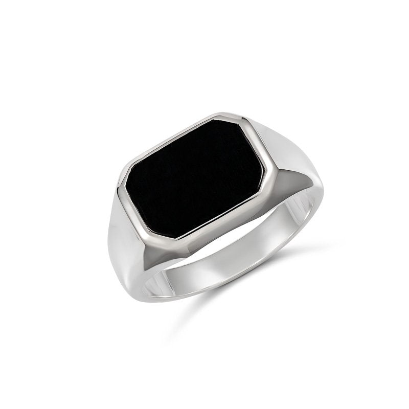 Dale Octagon Black Onyx Ring