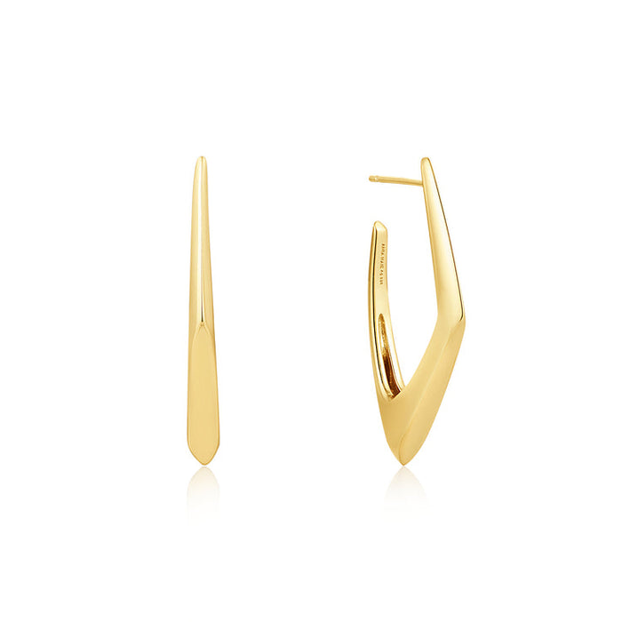 #4 PUNK SIL GEOMETRIC HOOPS