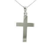White Gold Cross Pendant