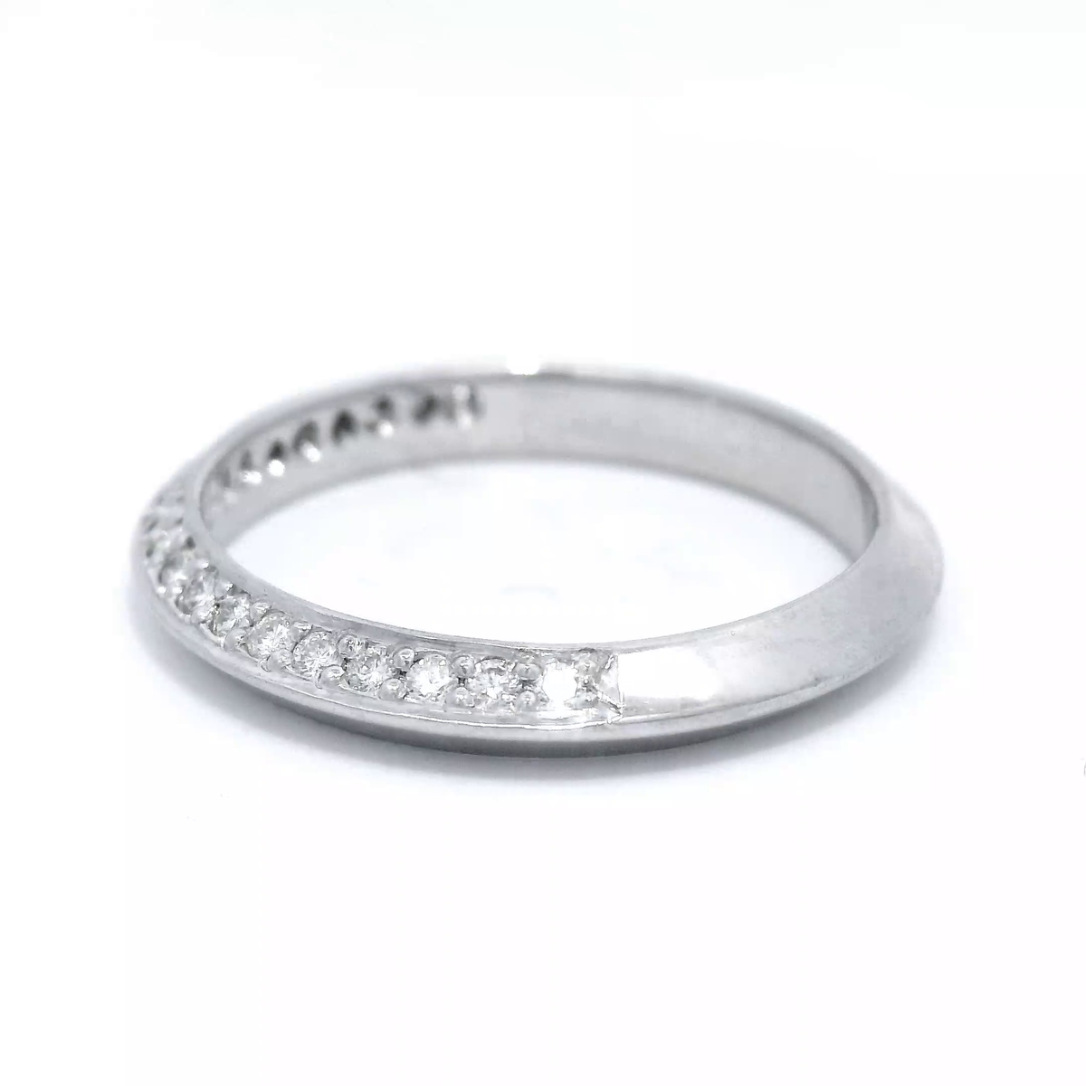 18CT W/G EZIFIT Dia SET WEDDER SZ  O