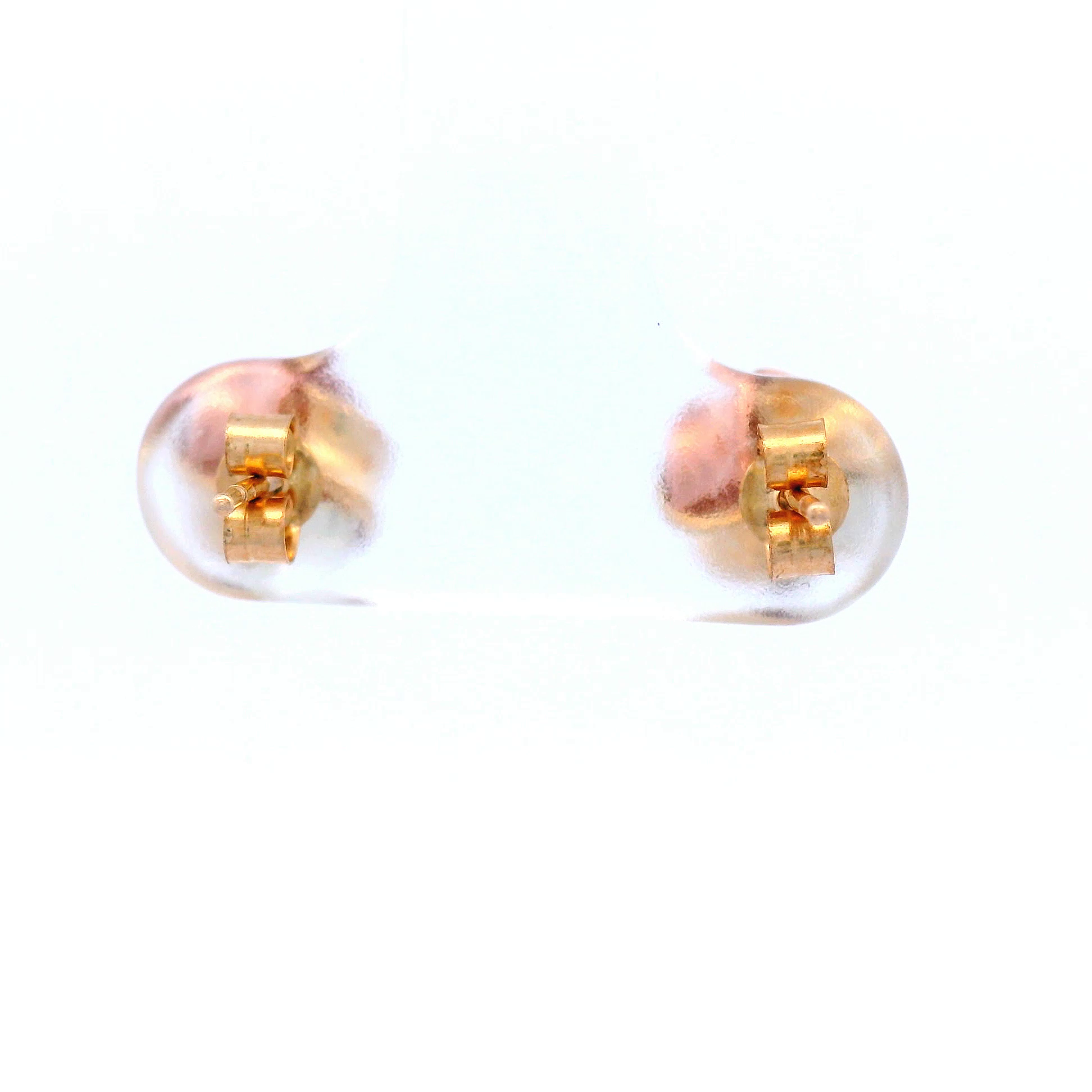 Love Knot Tri Colour Stud Earrings