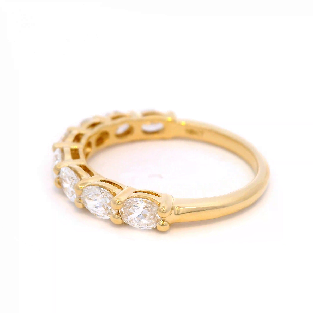 18 Carat Yellow Gold Diamond Dress Ring