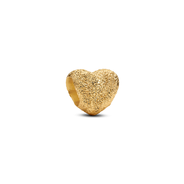 Pandora Textured Mini Heart Charm