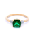 Cushion Cut Emerald Ring