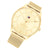 Tommy Hilfiger Gold-Tone Mesh Light Gold Dial Slim Women's Watch