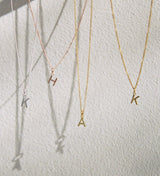 Kirstin Ash Vermeil Outline Alphabet Pendant