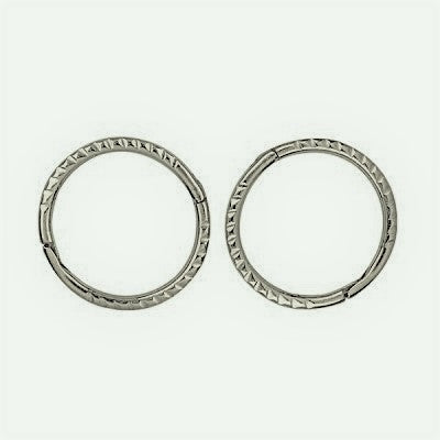 Sterling Silver Solid Twist Sleeper