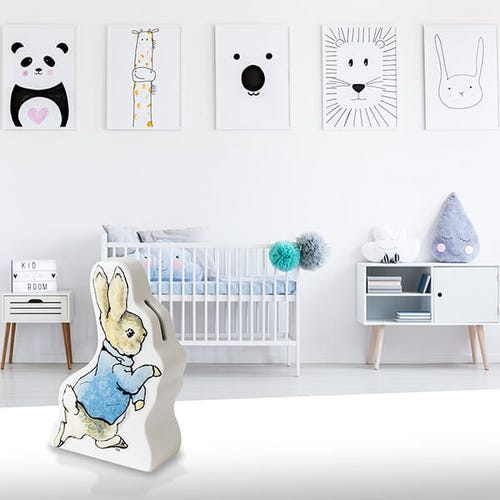 Beatrix Potter Peter Rabbit Running Money Bank
