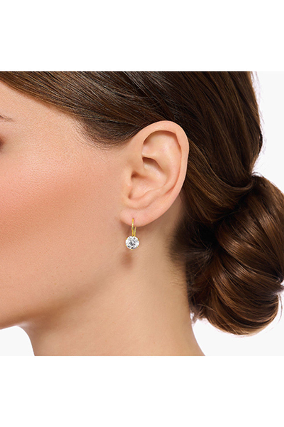 Thomas Sabo Earrings With White Zirconia Gold