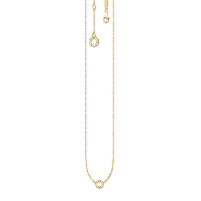 Thomas Sabo Charm Club Gold Plated Fine Necklace 40-45cm