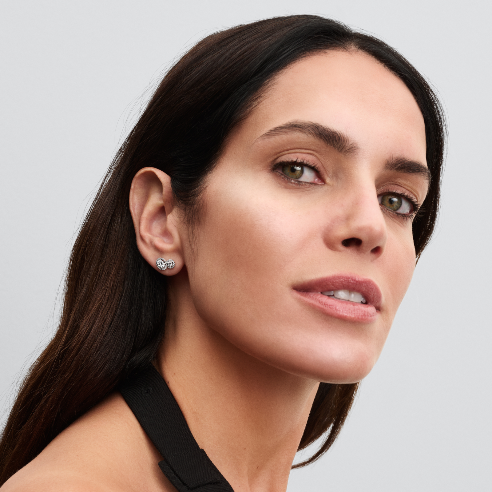 Pandora Embracing Halo Stud Earrings