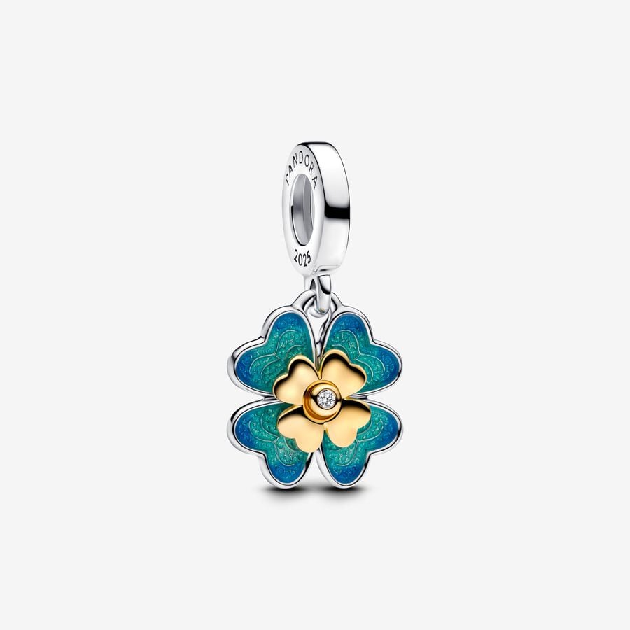 2025 Four Leaf Clover Lab-Grown Diamond Dangle Charm