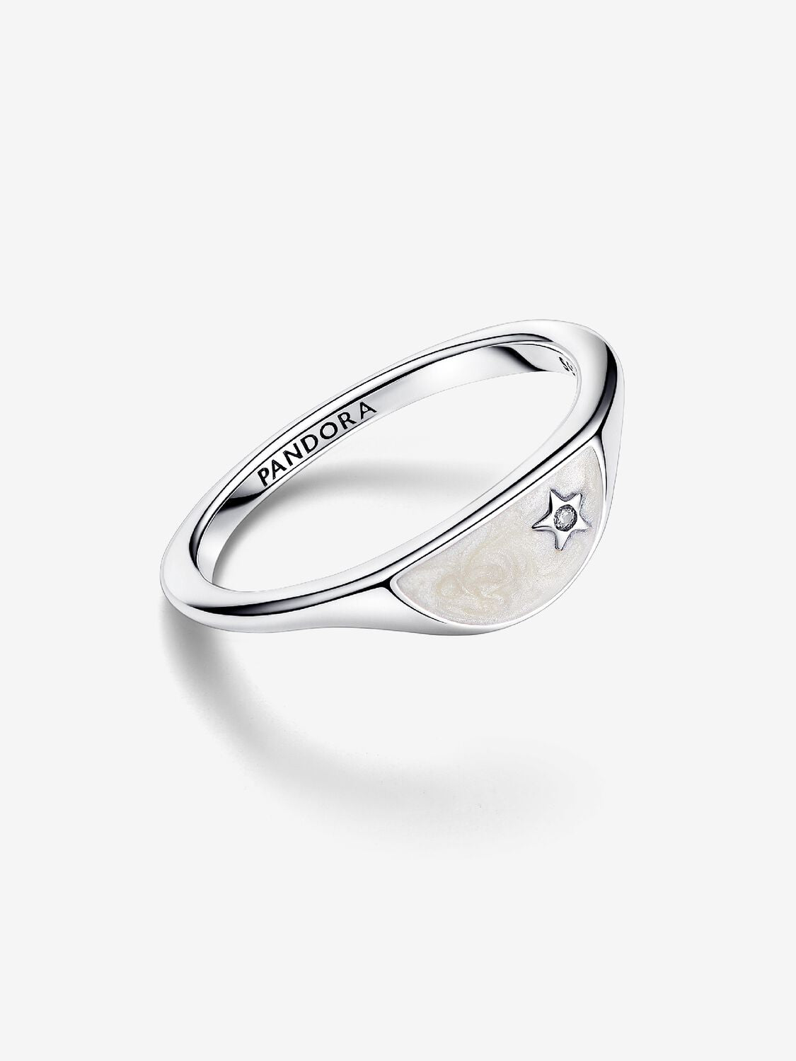 Pandora ME Halved Enamel Signet Ring