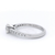 Round Brilliant Cut Diamond Ring Set in White Gold