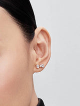 Pandora Sparkling Small Bow Stud Earrings