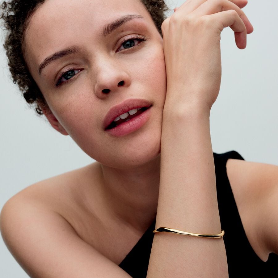 14k Gold-plated bangle