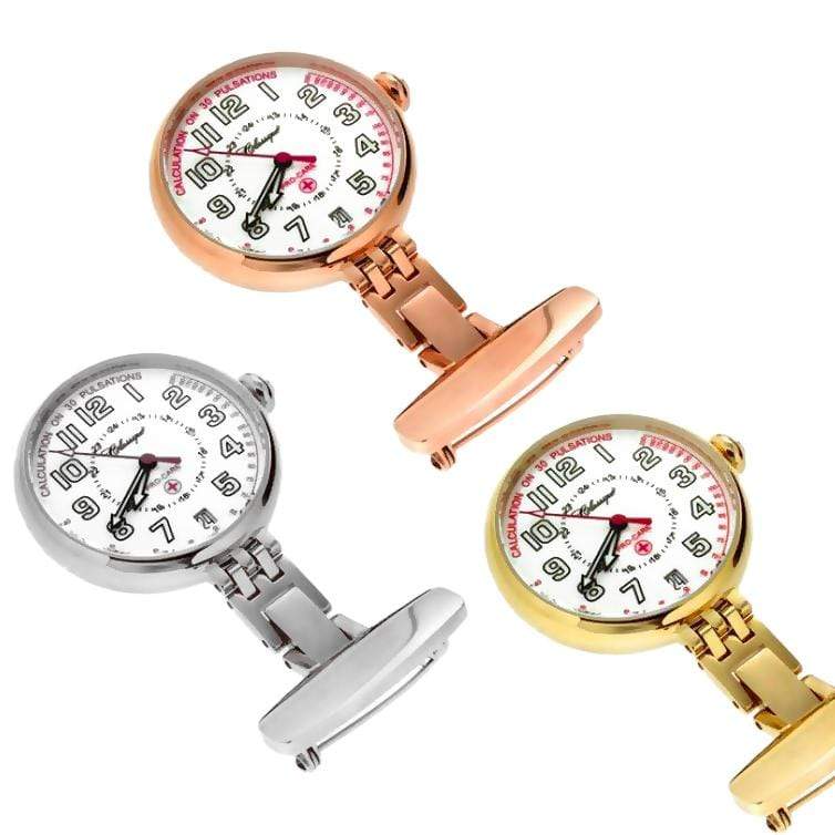 Gold Plated Nurses Fob Watch