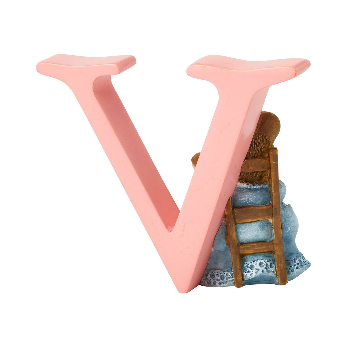 Beatrix Potter Hunca Munca & Baby Decorative Alphabet Letter V