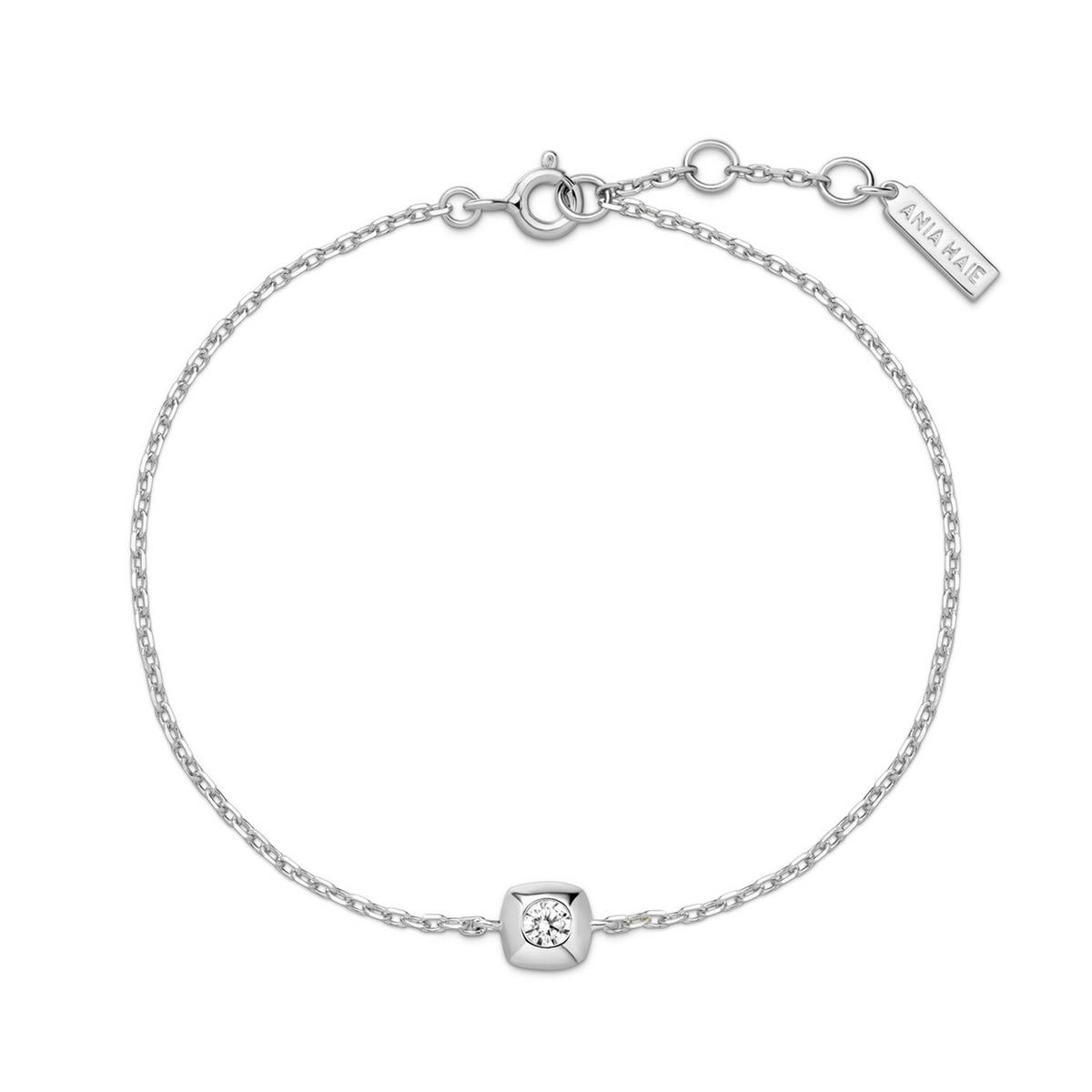 Ania Haie Modern Bezel Set Solitaire Armband