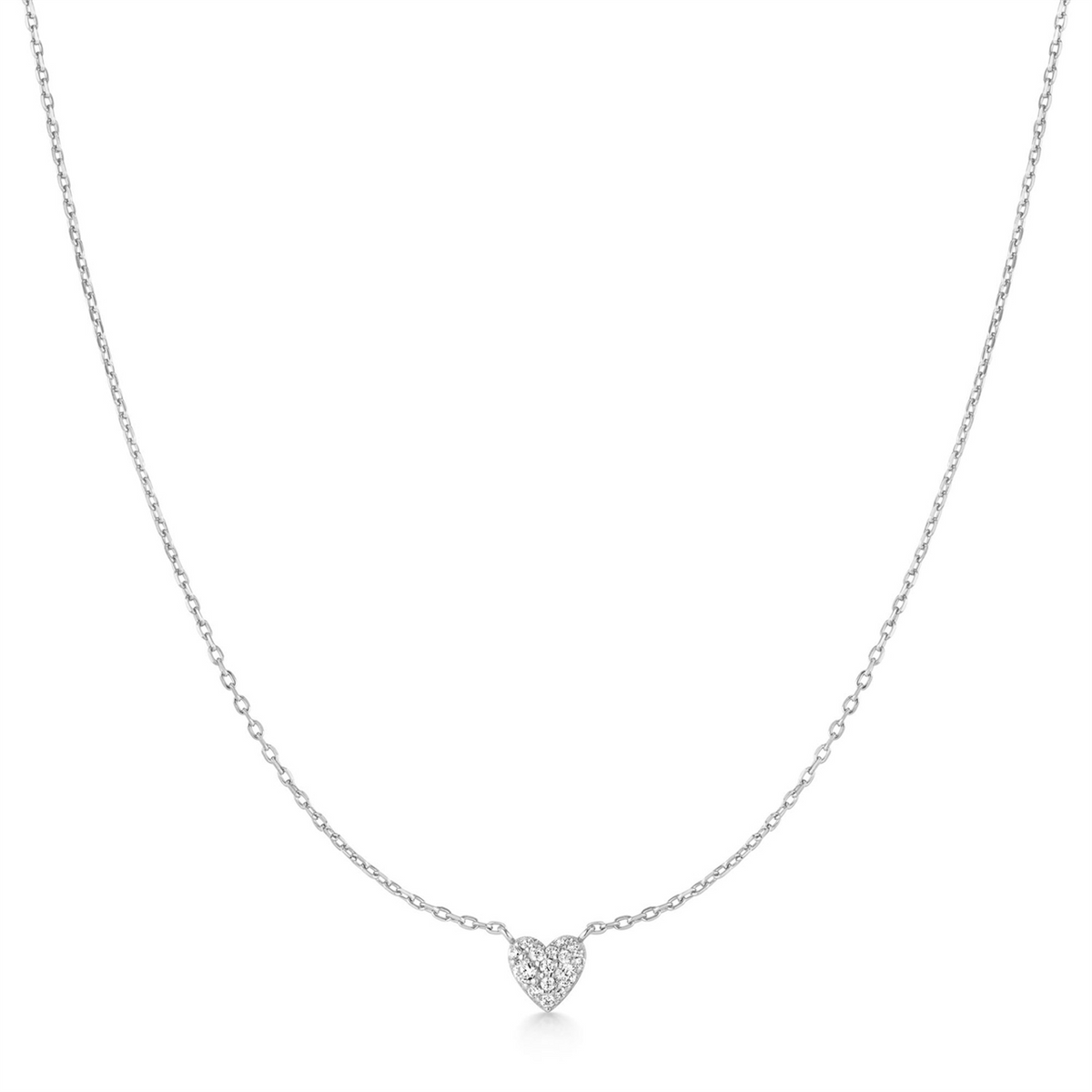Ania Haie Pavé Heart Necklace